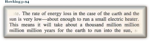 Hawking quote gravitational wave time