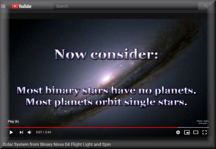 Solar system formation video